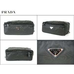 PRADA - 【良品】プラダ セカンドバッグ クラッチバッグ ブラック
