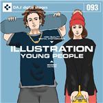 写真素材 DAJ093 ILLUSTRATION YOUNG PEOPLE 【イラストシリーズ〜ヤングピープル】