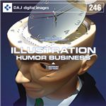 写真素材 DAJ246 HUMOR BUSINESS 【イラストシリーズ〜ユーモア ビジネス】