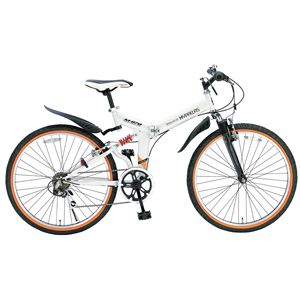 MYPALLAS（マイパラス） 折りたたみ自転車 M-670 26インチ 6段変速Wサス ホワイト