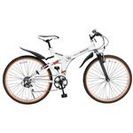 MYPALLAS（マイパラス） 折りたたみ自転車 M-670 26インチ 6段変速Wサス ホワイト