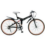 MYPALLAS（マイパラス） 折りたたみ自転車 M-670 26インチ 6段変速Wサス ブラック