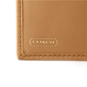 5:COACH　折り財布　エルゴ スムース Khaki