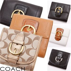 5:COACH(コーチ) ダブルホック財布 41261・中 Black