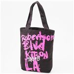 KITSON（キットソン） コットントートバッグ 7モデル KHB0153 Black×Pink