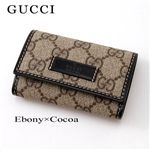 GUCCI(グッチ) キーケース JOY 203574 FP1KG 8552・Ebony×Cocoa