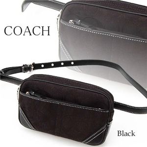 COACH(コーチ) ヒップバッグ 6F15 ブラック