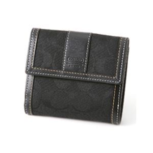 COACH(コーチ) ダブルホック財布 40275 Black