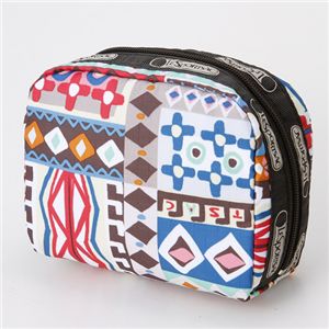 LeSportsac(レスポートサック) スクエアコスメティックポーチ3973・Seape