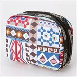 LeSportsac(レスポートサック) スクエアコスメティックポーチ3973・Seape