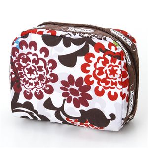 LeSportsac(レスポートサック) スクエアコスメティックポーチ4908・Paprika