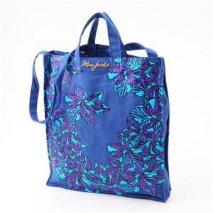 MARC BY MARC JACOBS（マークバイマークジェイコブス） ダブルハンドル トートバッグ Flower Tote Blue/Purple(117505)