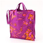 MARC BY MARC JACOBS（マークバイマークジェイコブス） ダブルハンドル トートバッグ Flower Tote Plum/Pink(117514)