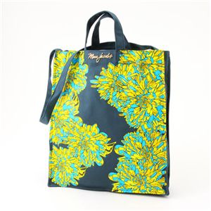 MARC BY MARC JACOBS（マークバイマークジェイコブス） ダブルハンドル トートバッグ Flower Tote Green/Ocean(117563)