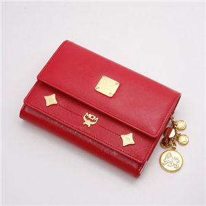 MCM(エムシーエム) 財布  1032 09514 0512・【E】Red