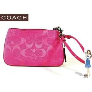 【訳あり】COACH（コーチ）シグネチャー スキニー リストレット ピンク 42391 