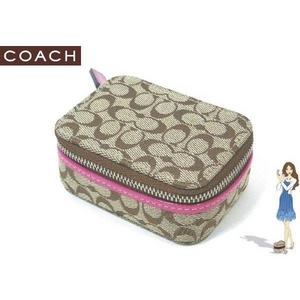 Coach(コーチ) ピルケース シグネチャー ピルケース ピンク 60353