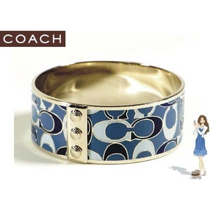 Coach(コーチ) バングル ソーホー トーナル シグネチャー デニム 94219