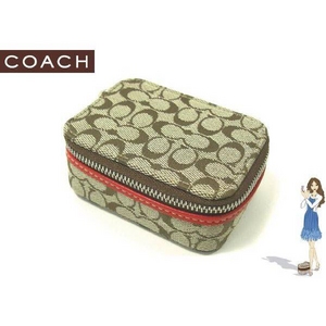 Coach(コーチ) ピルケース シグネチャー オレンジ 60353