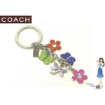 Coach(コーチ) キーホルダー スプリング マルチ ミックス キーフォブ 92439