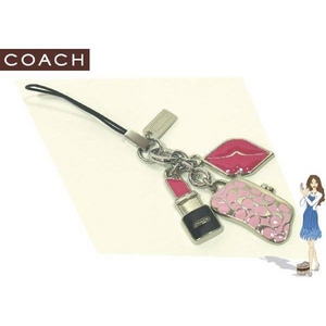 Coach(コーチ) ストラップ コスメティック ミックス セルフォン ランヤード 92302