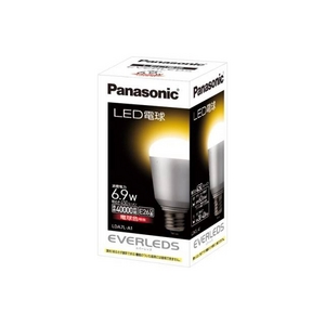 Panasonic（パナソニック）　電球形LEDランプ　口金E26タイプ　EVERLEDS 電球色相当  LDA7L-A1