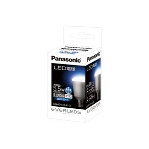 Panasonic（パナソニック）　昼光色LEDランプ　口金E17タイプ　EVERLEDS昼光色相当  LDA6D-E17-A1/D