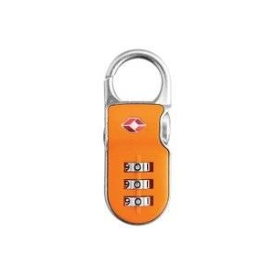 【防犯グッズ：旅行用】YALE （エール）旅行用TSAロック（CLIP ON LOCK） オレンジ
