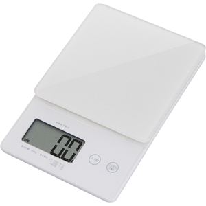 dretec（ドリテック） デジタルスケール「ストリーム」2kg KS-245WT ホワイト