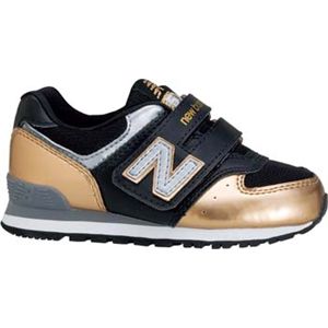 New Balance（ニューバランス） アウトドア・ウォーキング シューズ Kids LIFESTYLE KV574 ゴールドXブラック 14.5cm