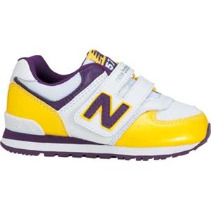 New Balance（ニューバランス） アウトドア・ウォーキング シューズ Kids LIFESTYLE KV574 イエローXレッドパープル 16.5cm