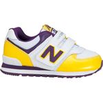 New Balance（ニューバランス） アウトドア・ウォーキング シューズ Kids LIFESTYLE KV574 イエローXレッドパープル 14.5cm