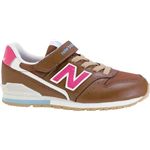 New Balance（ニューバランス） ランニング・トラック シューズ ライフスタイル KV996 ブラウン×ローズ 23.5cm