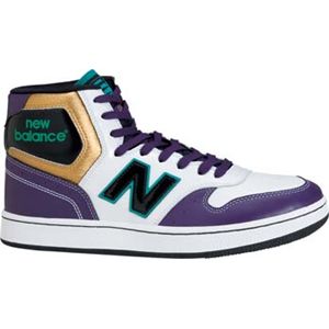 New Balance（ニューバランス） バレー、バスケ、ハンド シューズ Basketball LIFESTYLE/CLASSIC P485EE ホワイトＸパープル 23.0cm ワイズ：EE