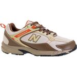 New Balance（ニューバランス） ランニング・トラック シューズ ライフスタイルジョグトレーニング W3014E ブラウン×オレンジ 25.0cm ワイズ：4E