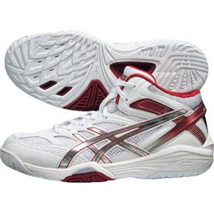 ASICS（アシックス） GELZONE 7（ゲルゾーン7） ホワイトXレッド TBF663 23.5