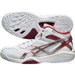 ASICS（アシックス） GELZONE 7（ゲルゾーン7） ホワイトXレッド TBF663 23.5