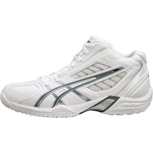 ASICS（アシックス） GELHOOP V2 Slim（ゲルフープV2 Slim） ホワイト×シルバー TBF665 23.0