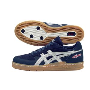 ASICS（アシックス） スカイハンドジャパン-S ネイビーブルー×シルバー THH515 23.5