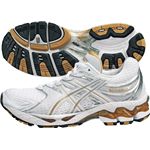 ASICS（アシックス） LADY GEL-KAYANO 16-slim（レディゲルカヤノ16スリム） ホワイト×ゴールド TJG441 22.5