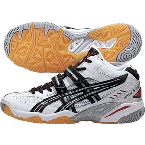 ASICS（アシックス） バードラッシングMT2 ホワイト×ブラック TOB511 23.0