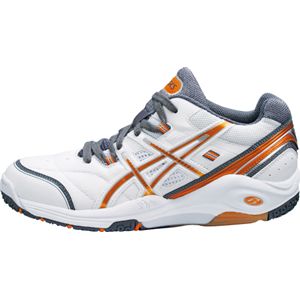 ASICS（アシックス） コートチェイス LA 2 ホワイト×フラッシュオレンジ TOB515 22.5