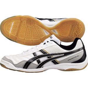 ASICS（アシックス） CALCETTO SL5（カルチェットSL5） パールホワイトXブラック TST312 22.0