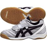 ASICS（アシックス） TREKKER Jr IN（トレッカーJr IN） シルバーXブラック TST628 17.0