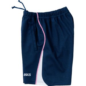 ASICS（アシックス） W'Sクオーターパンツ ネイビー×ホワイト XW7081 O