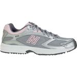 New Balance（ニューバランス） ランニングシューズ LIFESTYLE/JOG TRAINING GW413EE シルバーXピンク 23.5