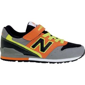 New Balance（ニューバランス） ランニング（キッズ）シューズ Kids LIFESTYLE KV996 グレーXアプリコット 23.0