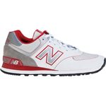 New Balance（ニューバランス） ランニングシューズ LIFESTYLE/CLASSIC ML574D ホワイト×レッド 24.0