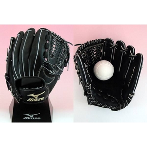 MIZUNO（ミズノ） Global Elite（グローバルエリート） 軟式グローブ 内野手用E1 9サイズ ブラック