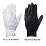 SSK（エスエスケイ） バッティンググローブ（高校野球対応手袋） 【両手用】 26-27 （10）ホワイト×ホワイト